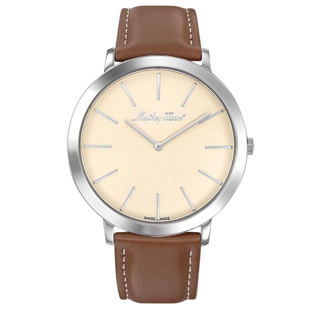 Mathey Tissot Men's Darius Beige Dial Watch - H7915AIS